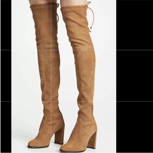 NWT Stuart Weitzman Brown Hiline Boots Size US 9.5 Regular
